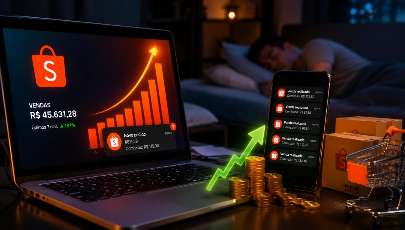 Como Vender na Shopee como Afiliado no Automático: A Máquina que Trabalha Enquanto Você Dorme